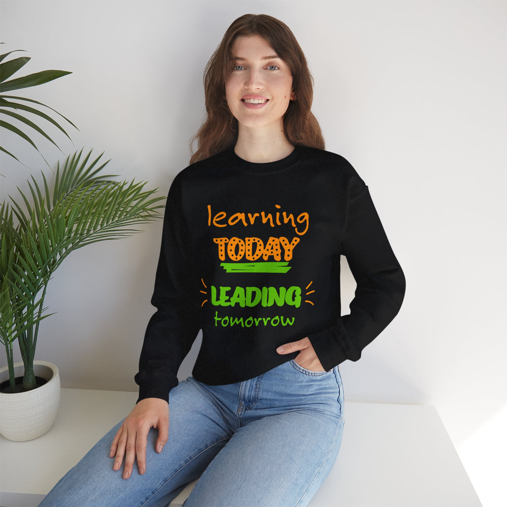 Inspirational Learning Sweatshirt, Motivational Crewneck, Education Apparel, Teacher Gift, Back to School Fashion