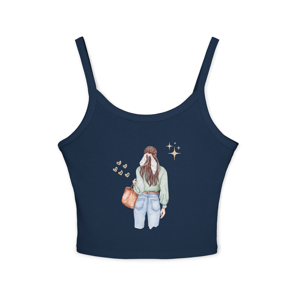 Trendy Women's Spaghetti Strap Tank Top with Cute Back Design, Casual Summer Top, Perfect for Beach Days, Festivals, and Everyday [...]