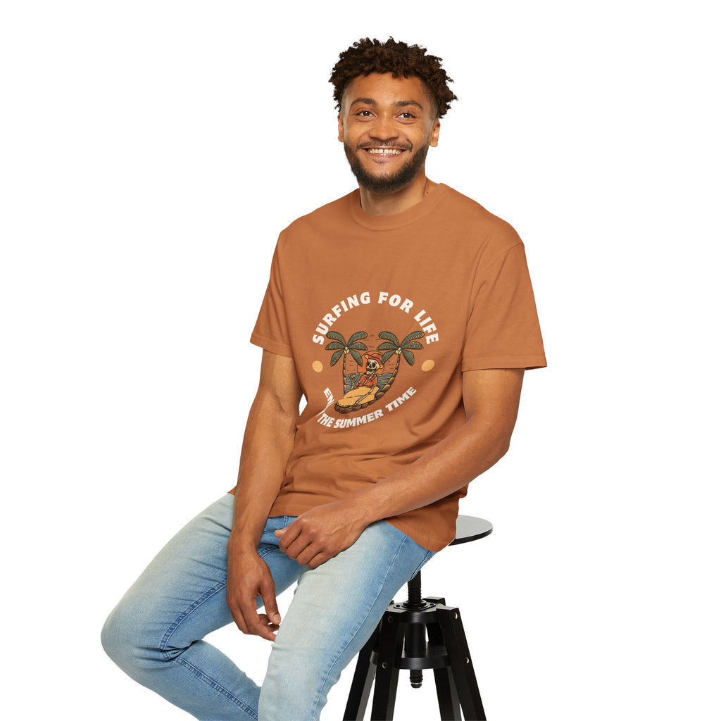 Surfing for Life T-Shirt | Vintage Summer Vibe Tee | Perfect for Beach Days, Surf Lovers, Summer Parties, Adventure Seekers