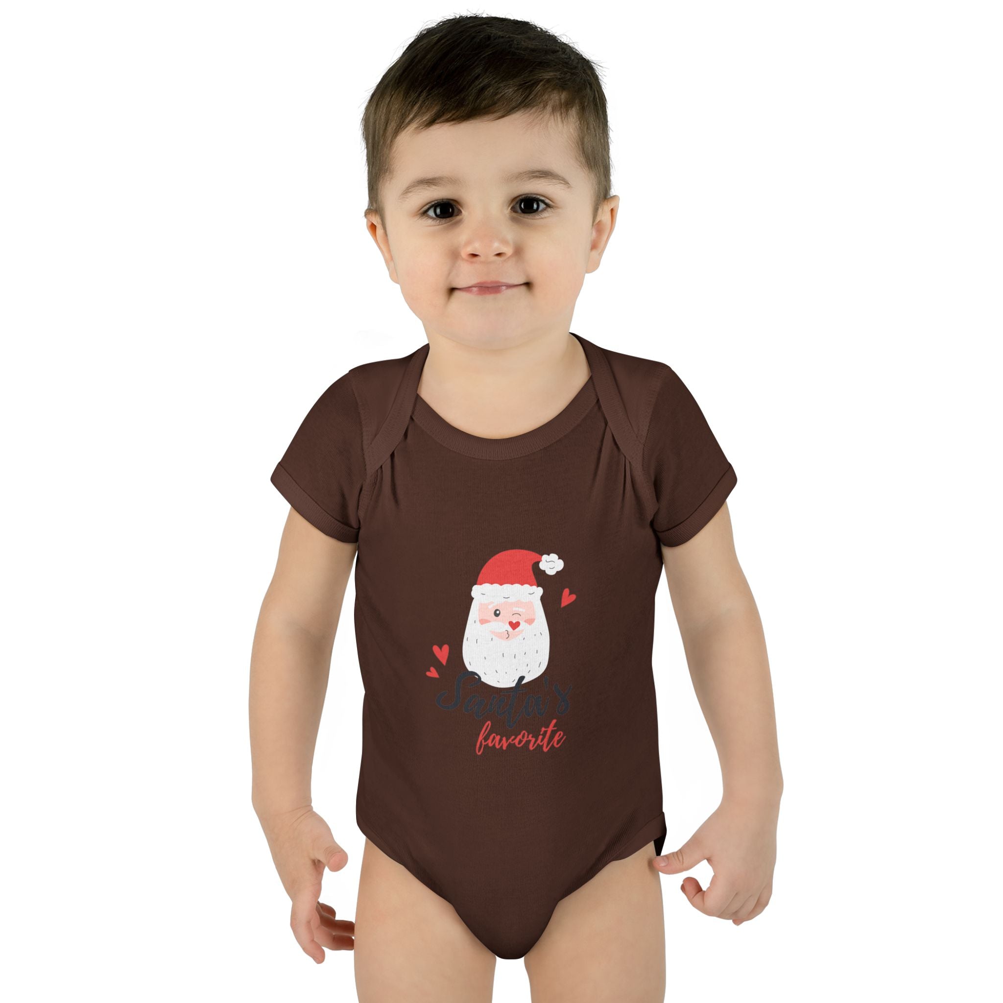 Infant Onesie - "Santa's Favorite" Cute Baby Christmas Bodysuit