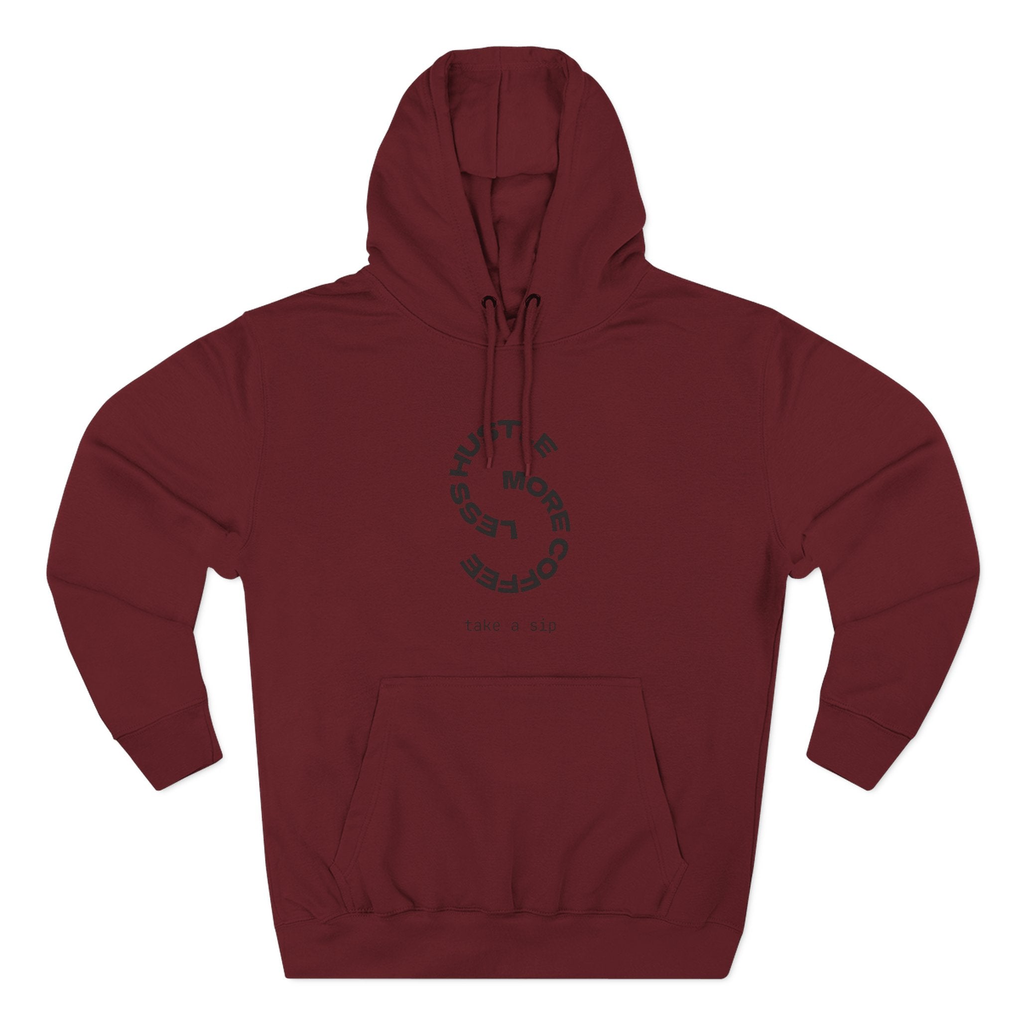 Cozy Coffee Lover's Hoodie, Fleece Sweatshirt, Relaxed Casual Wear, Gift for Coffee Enthusiasts, Perfect for Winter