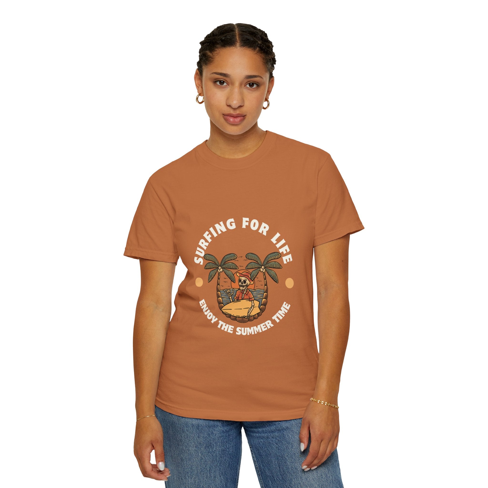 Surfing for Life T-Shirt | Vintage Summer Vibe Tee | Perfect for Beach Days, Surf Lovers, Summer Parties, Adventure Seekers