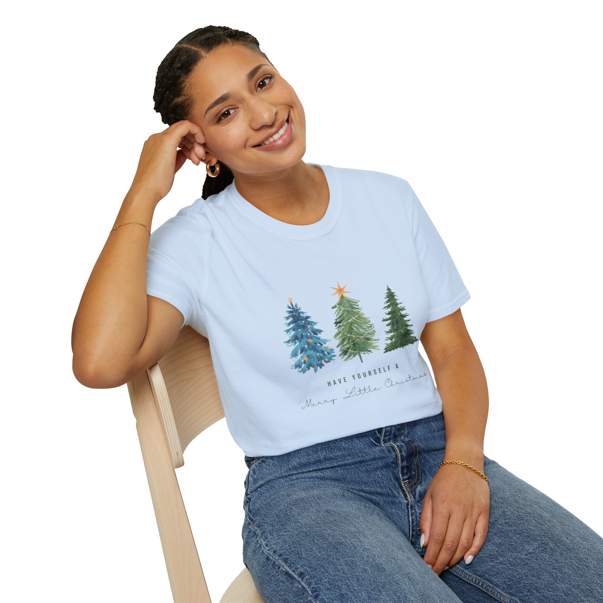 T-Shirt — Make Yourself At Home Christmas Tree Graphic Tee