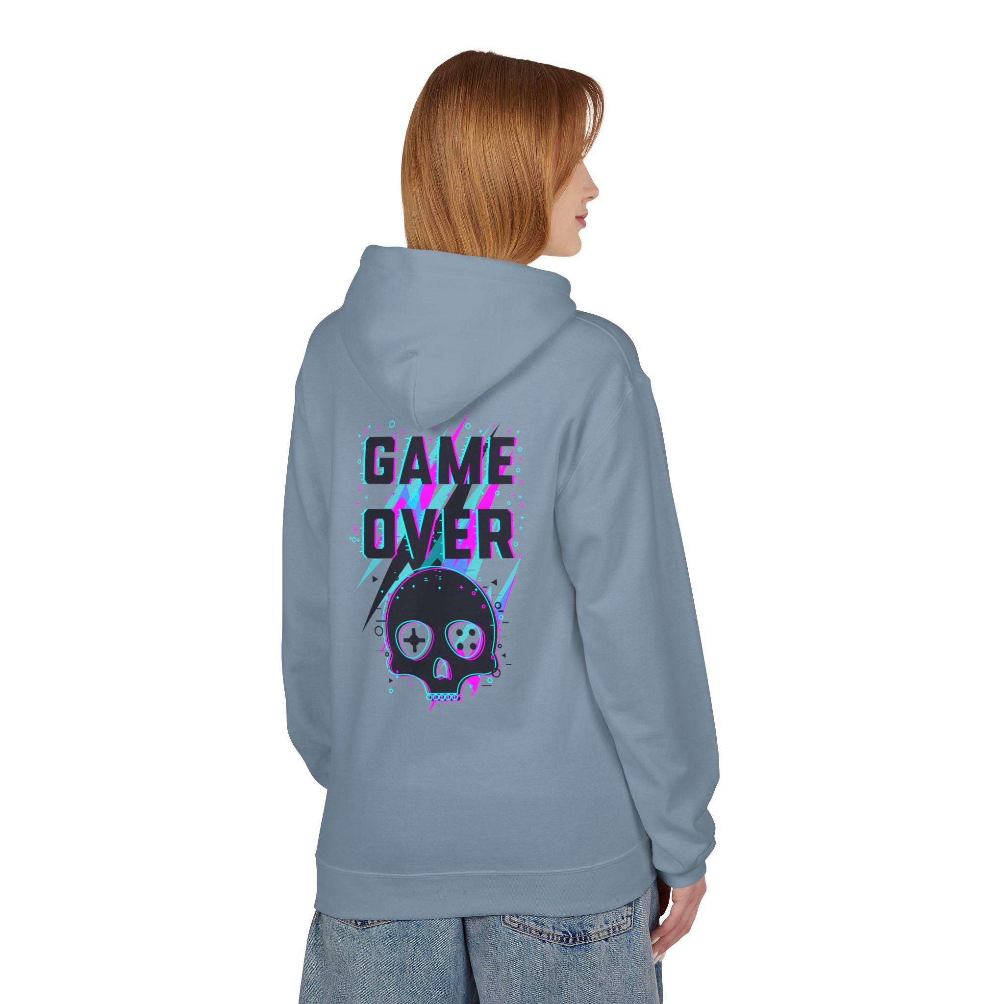 Gaming-Inspired Unisex Hoodie, Perfect for Gamers, Casual Wear, Gifts for Him/Her, Halloween, Birthday, College