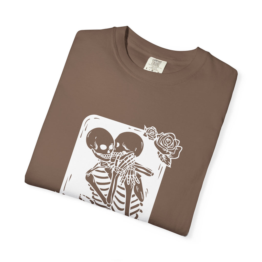 Forever Friends Skeleton T-shirt, Casual Unisex Tee, Halloween Style, Comfortable Wear, Gift for Friends