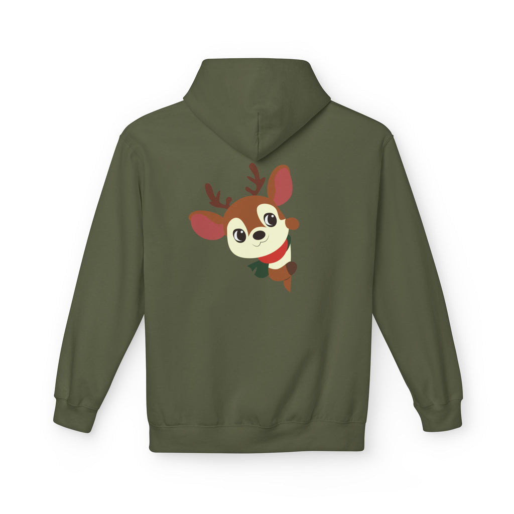Reindeer Cheer Hoodie — "Tis the Season" Holiday Pullover