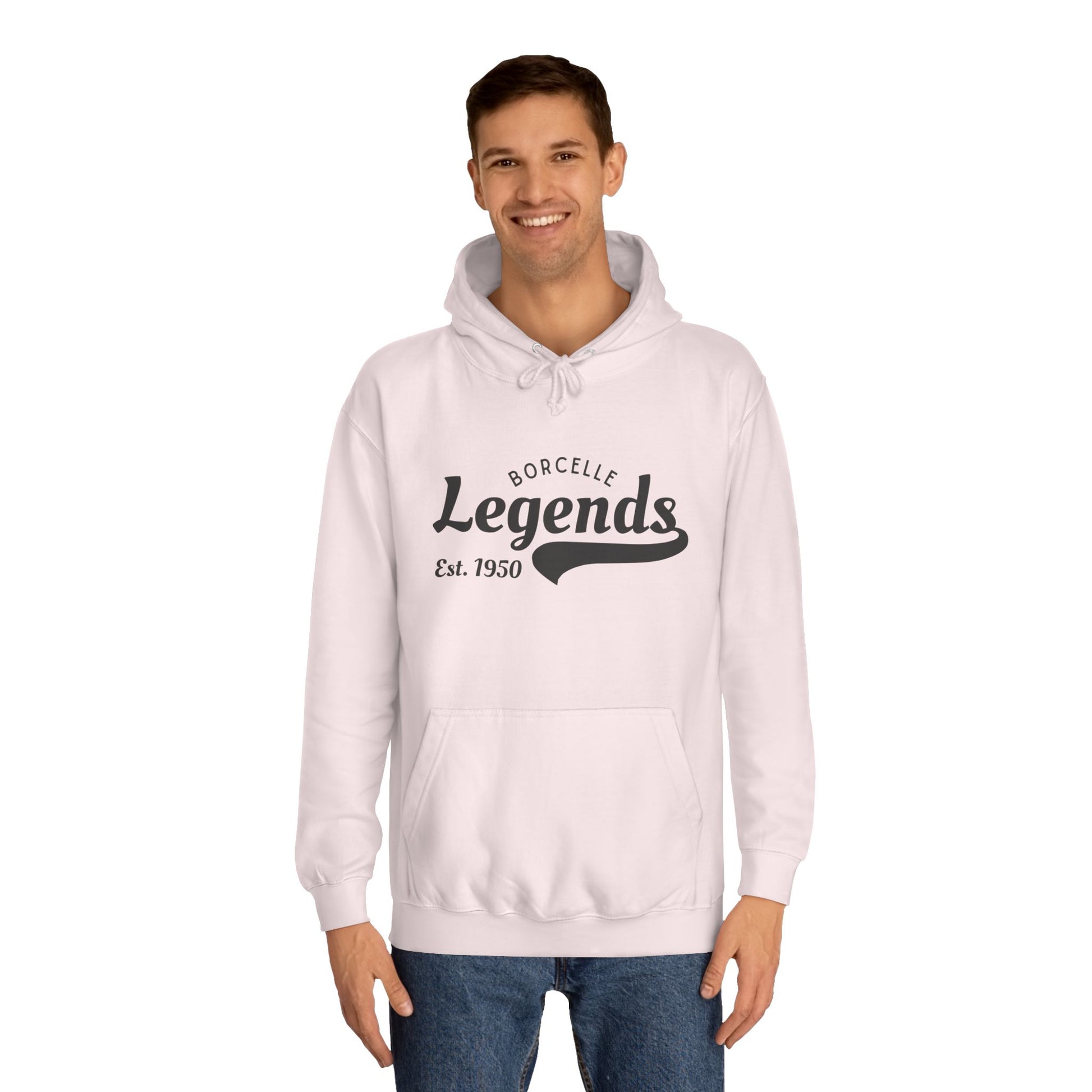 Classic College Legends Unisex Hoodie, Casual Wear, Campus Apparel, Gifts for Students, Graduation Gift, College Spirit