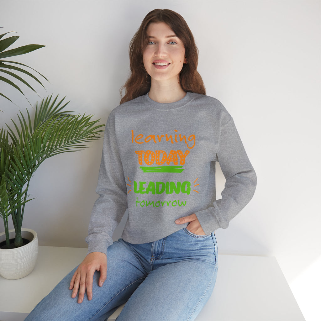 Inspirational Learning Sweatshirt, Motivational Crewneck, Education Apparel, Teacher Gift, Back to School Fashion