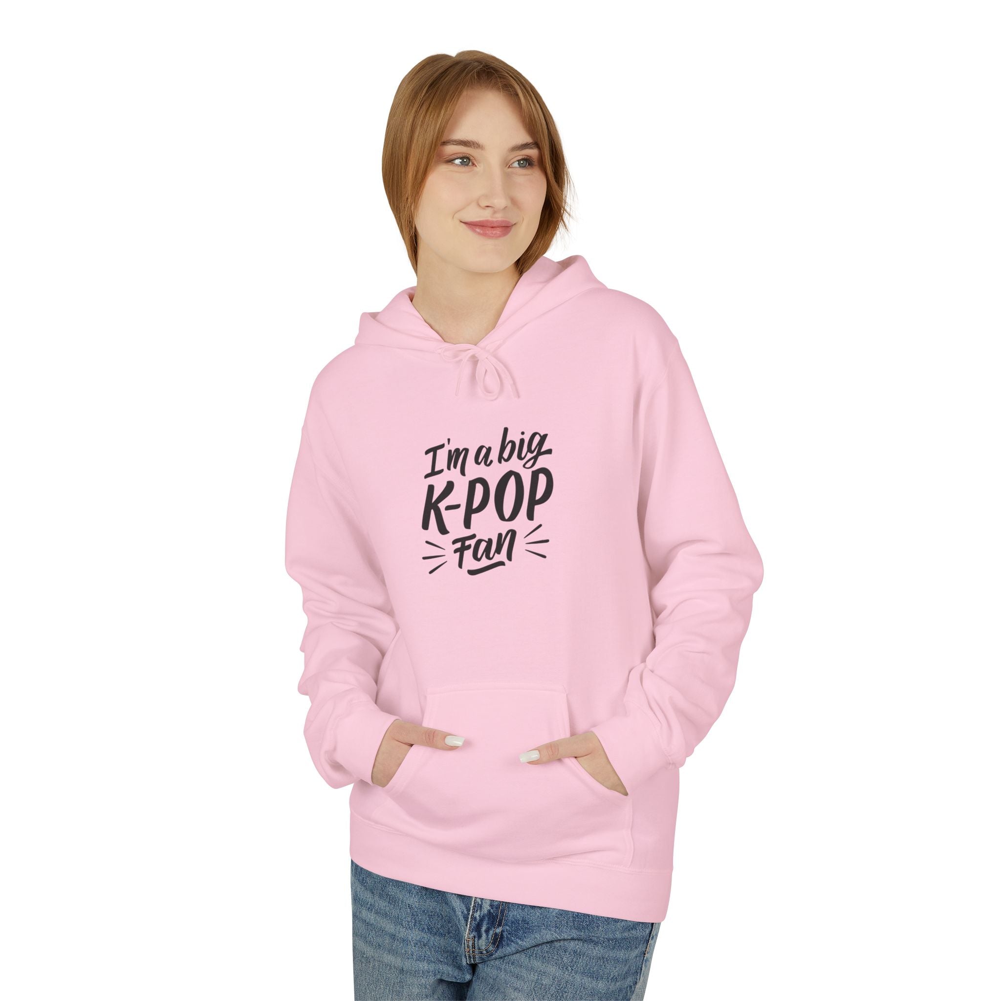 K-Pop Fleece Hoodie, Unisex Streetwear, Cozy Gift for Music Lovers, Festival Apparel, Music Concert Hoodie