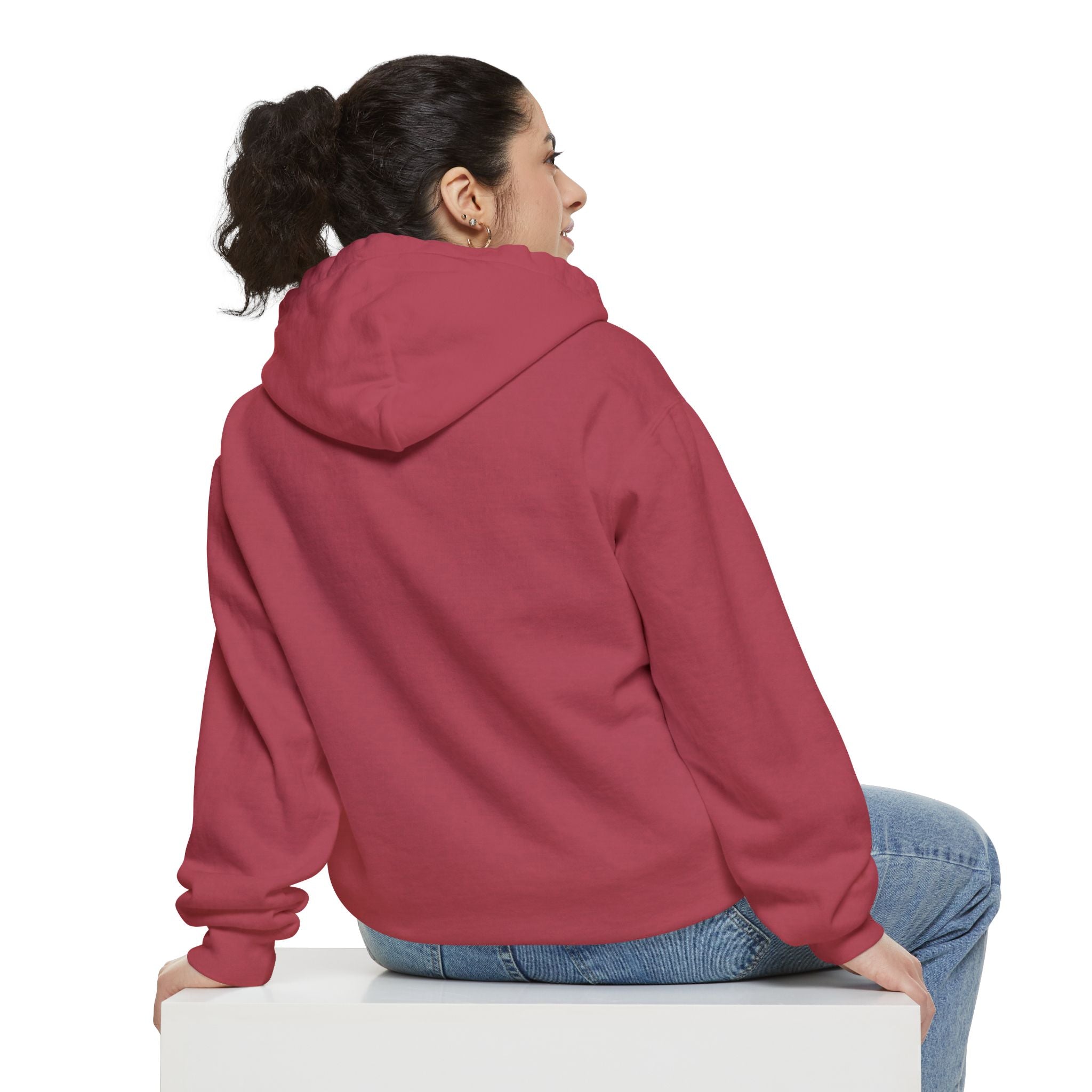 Charming Mermaid Garment-Dyed Hoodie - Cozy Unisex Fashion for Beach Lovers, Casual Wear, Gift Ideas for Ocean Lovers, Summer Chill