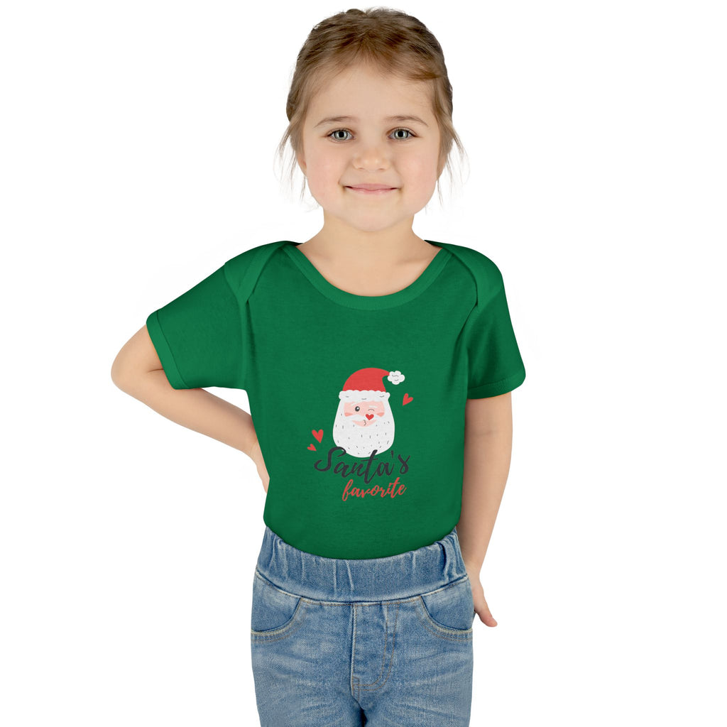 Infant Onesie - "Santa's Favorite" Cute Baby Christmas Bodysuit