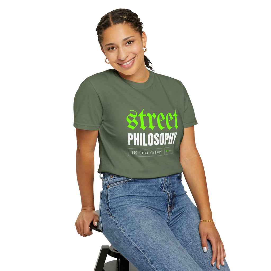 Street Philosophy Unisex Garment-Dyed T-shirt - Trendy Graphic Tee for Fashion Lovers, Streetwear, Casualwear, Gift for Friends, [...]
