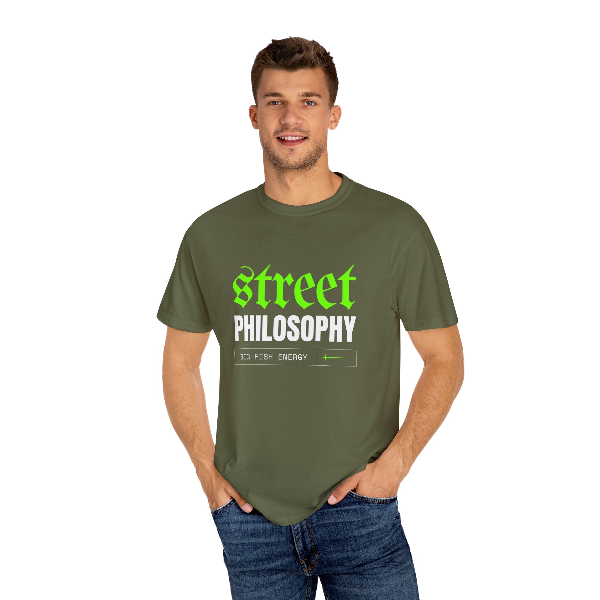 Street Philosophy Unisex Garment-Dyed T-shirt - Trendy Graphic Tee for Fashion Lovers, Streetwear, Casualwear, Gift for Friends, [...]