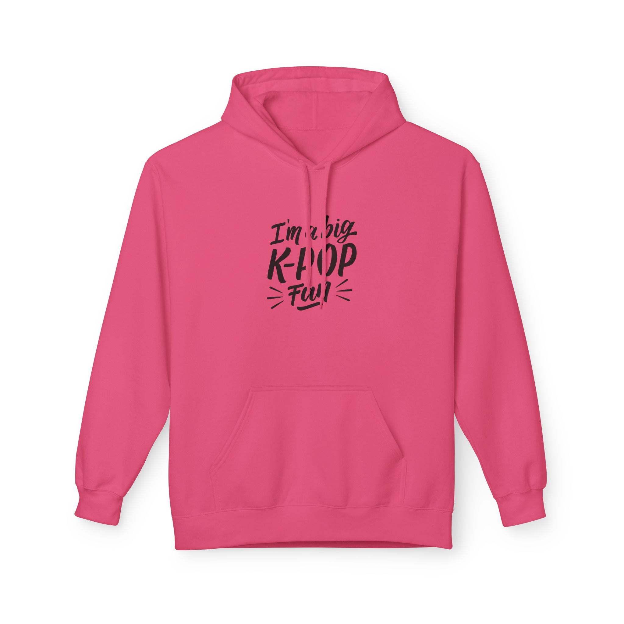 K-Pop Fleece Hoodie, Unisex Streetwear, Cozy Gift for Music Lovers, Festival Apparel, Music Concert Hoodie