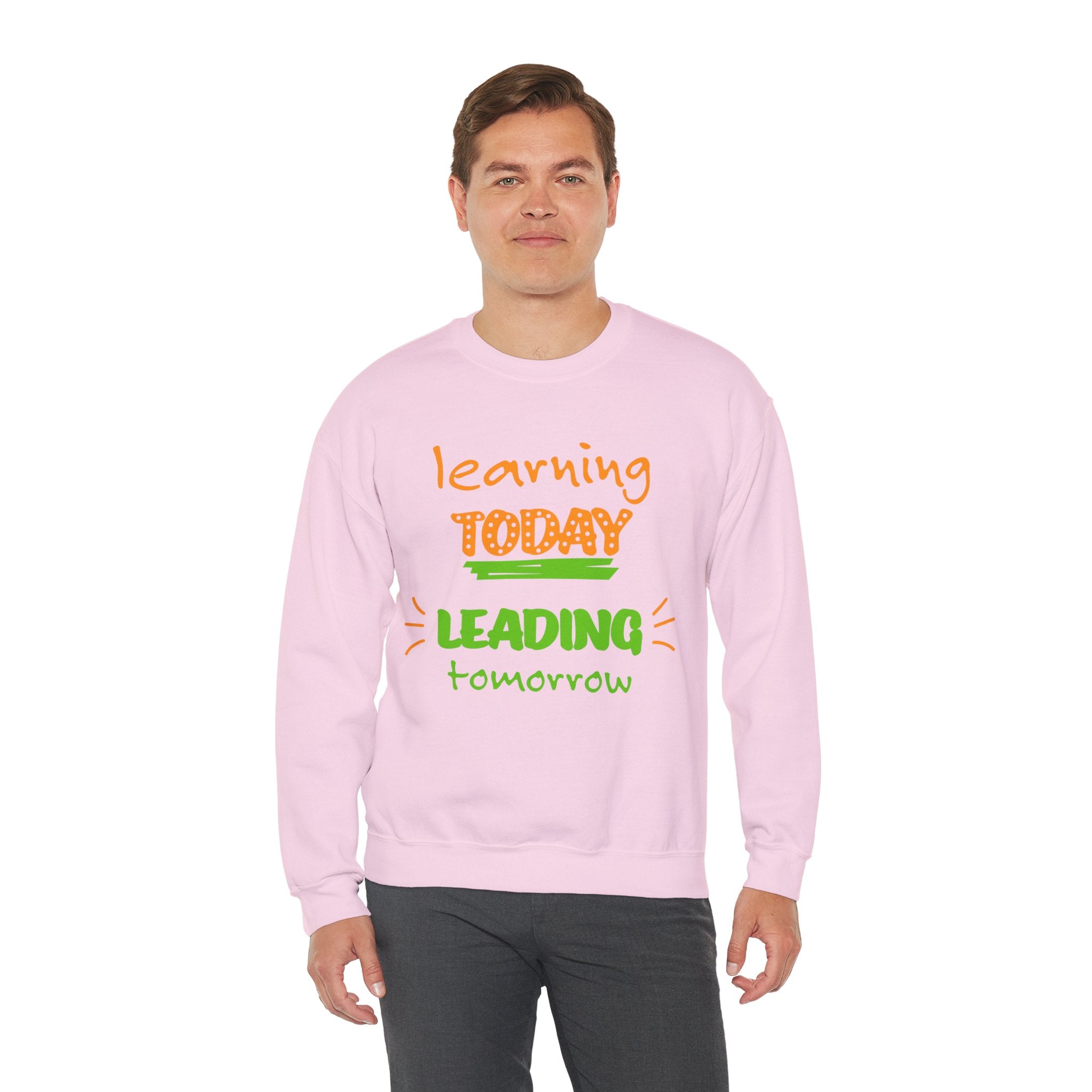 Inspirational Learning Sweatshirt, Motivational Crewneck, Education Apparel, Teacher Gift, Back to School Fashion