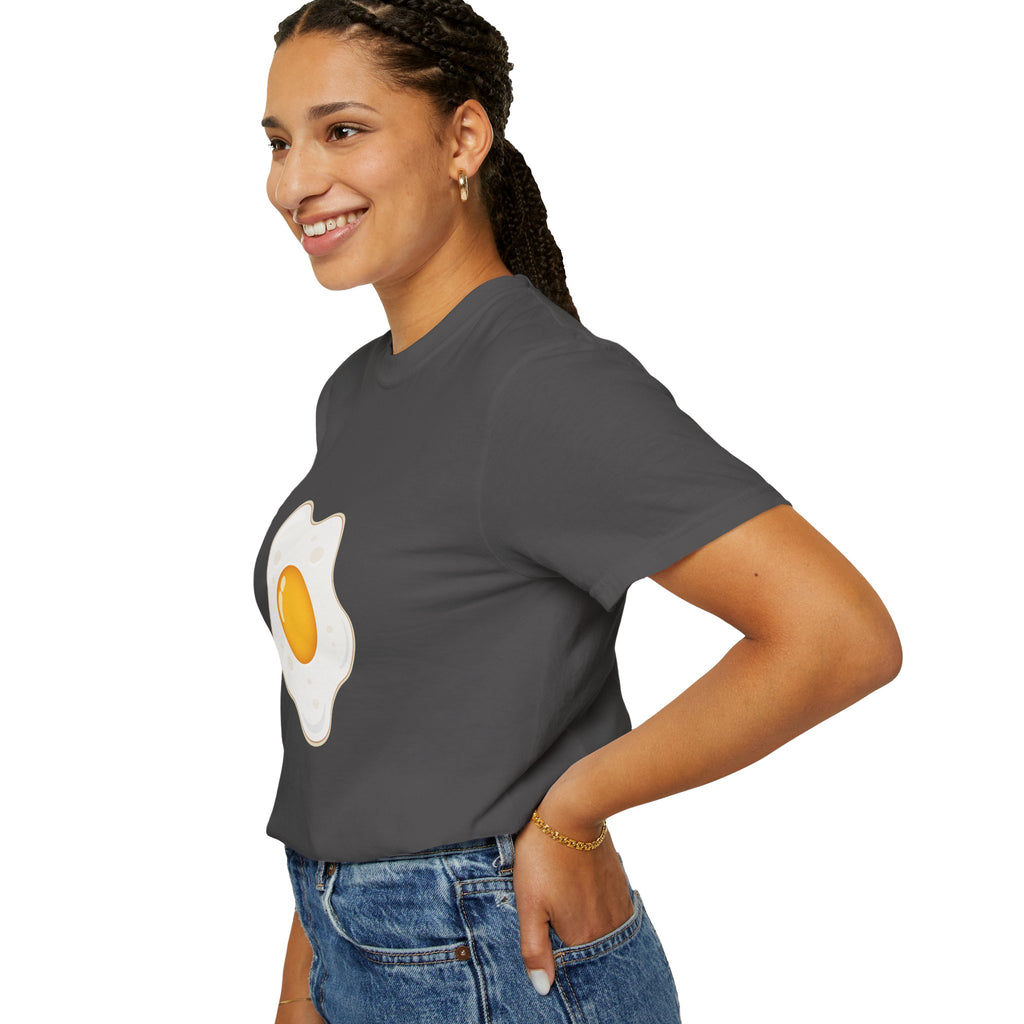 Whimsical Egg Graphic T-Shirt, Funny Food Tee, Breakfast Lover Gift, Unisex Tee for Foodies, Cute Egg Design Shirt