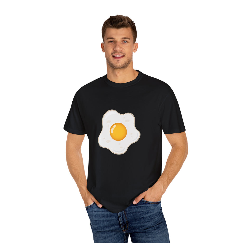 Whimsical Egg Graphic T-Shirt, Funny Food Tee, Breakfast Lover Gift, Unisex Tee for Foodies, Cute Egg Design Shirt