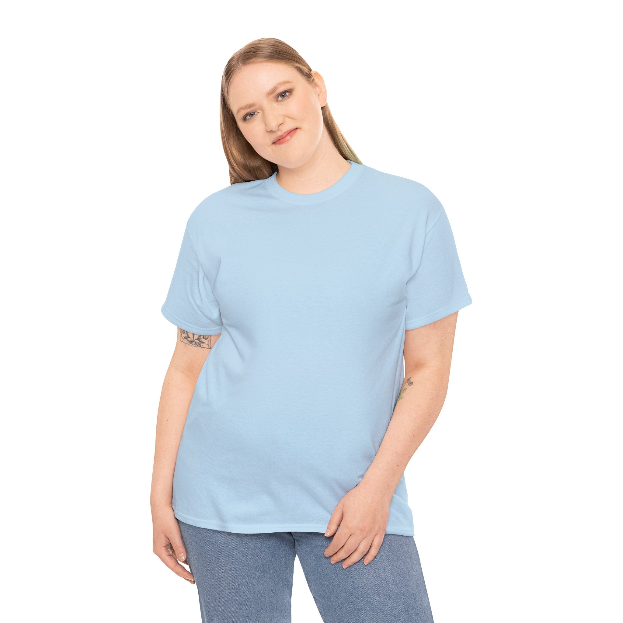 Unisex Heavy Cotton Tee: 'I Love You with All My Butt' Fun Graphic Shirt, Gift for Couples, Quirky Humor Tee, Valentine's Day, Anniversary