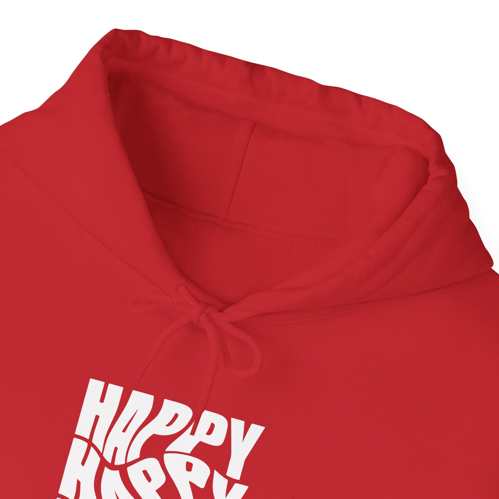Happy Vibe Unisex Hoodie, Cozy Sweatshirt, Gift for Friends, Casual Wear, Birthday Gift, Everyday Comfort