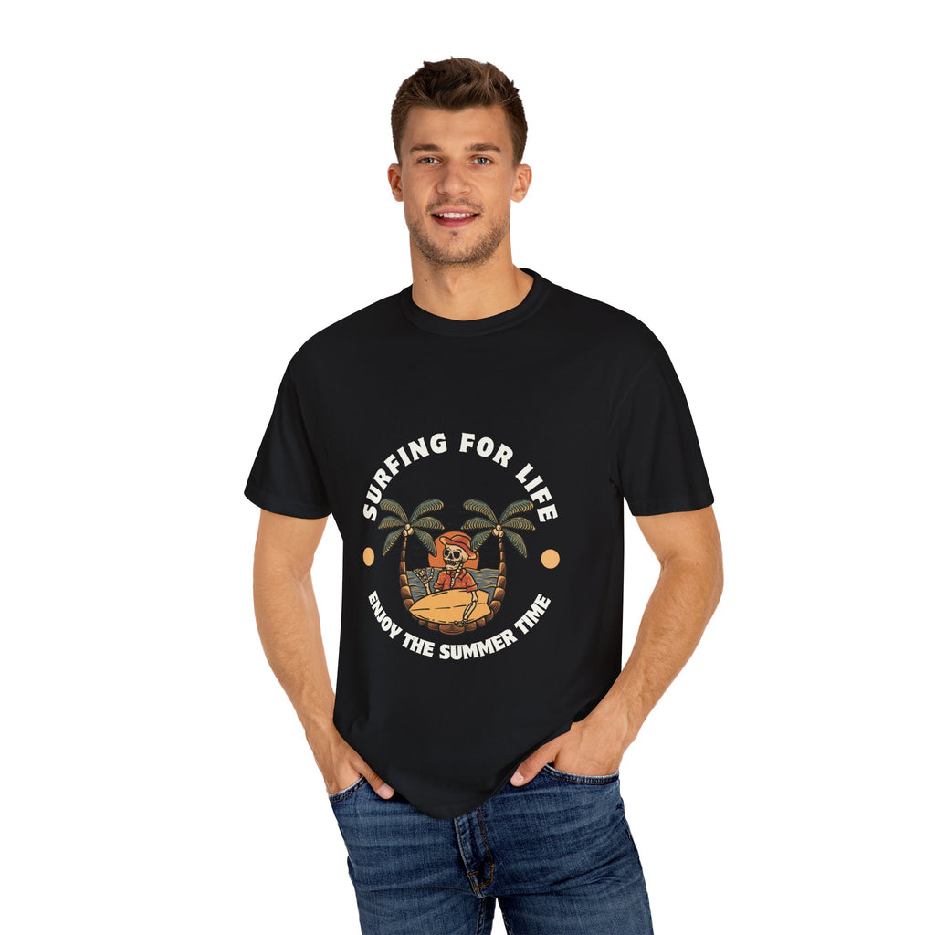 Surfing for Life T-Shirt | Vintage Summer Vibe Tee | Perfect for Beach Days, Surf Lovers, Summer Parties, Adventure Seekers