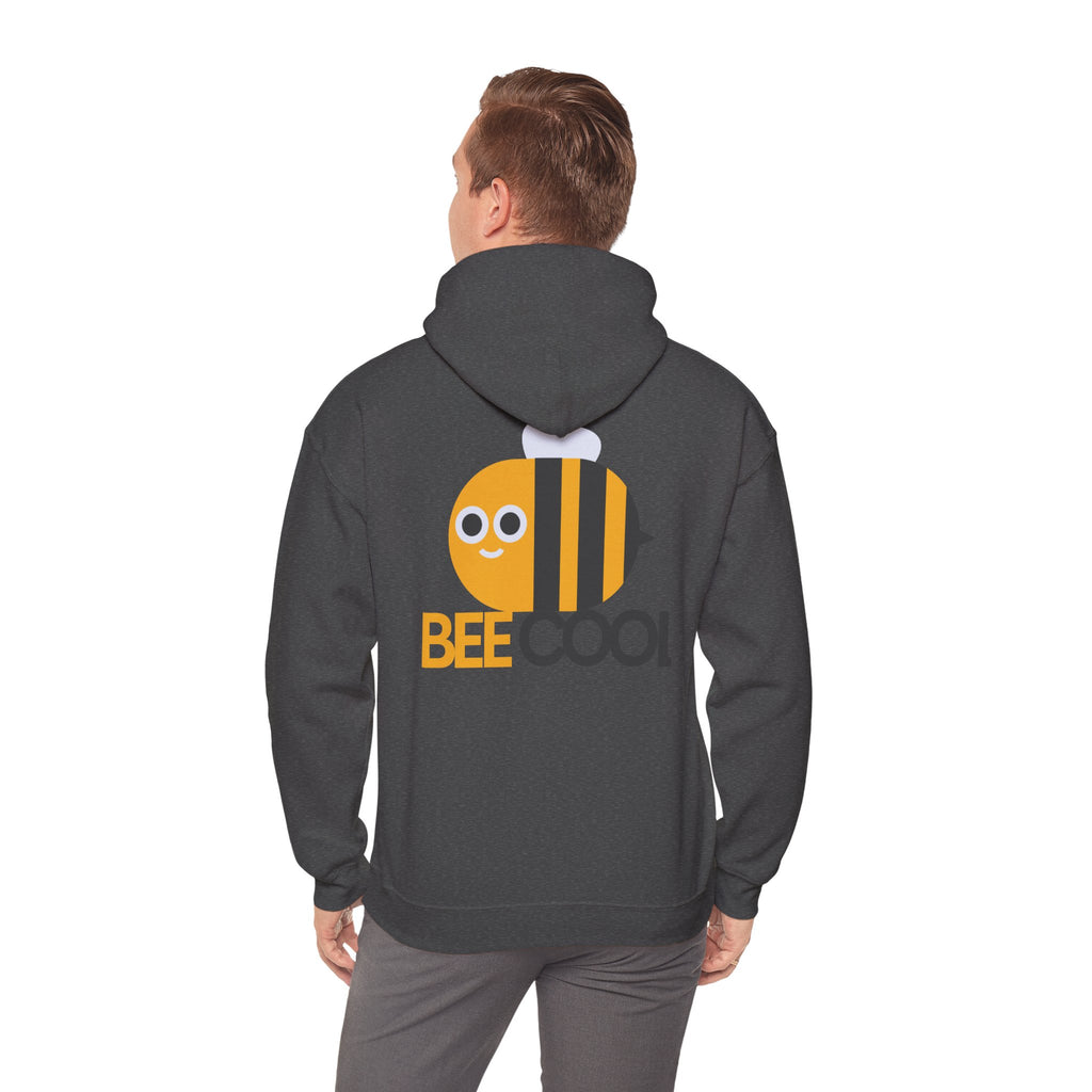 Bee Cool Unisex Heavy Blend Hoodie - Cute Bee Sweatshirt, Gift for Bee Lovers, Cozy Hoodie for All Seasons, Funny Gift for Nature [...]