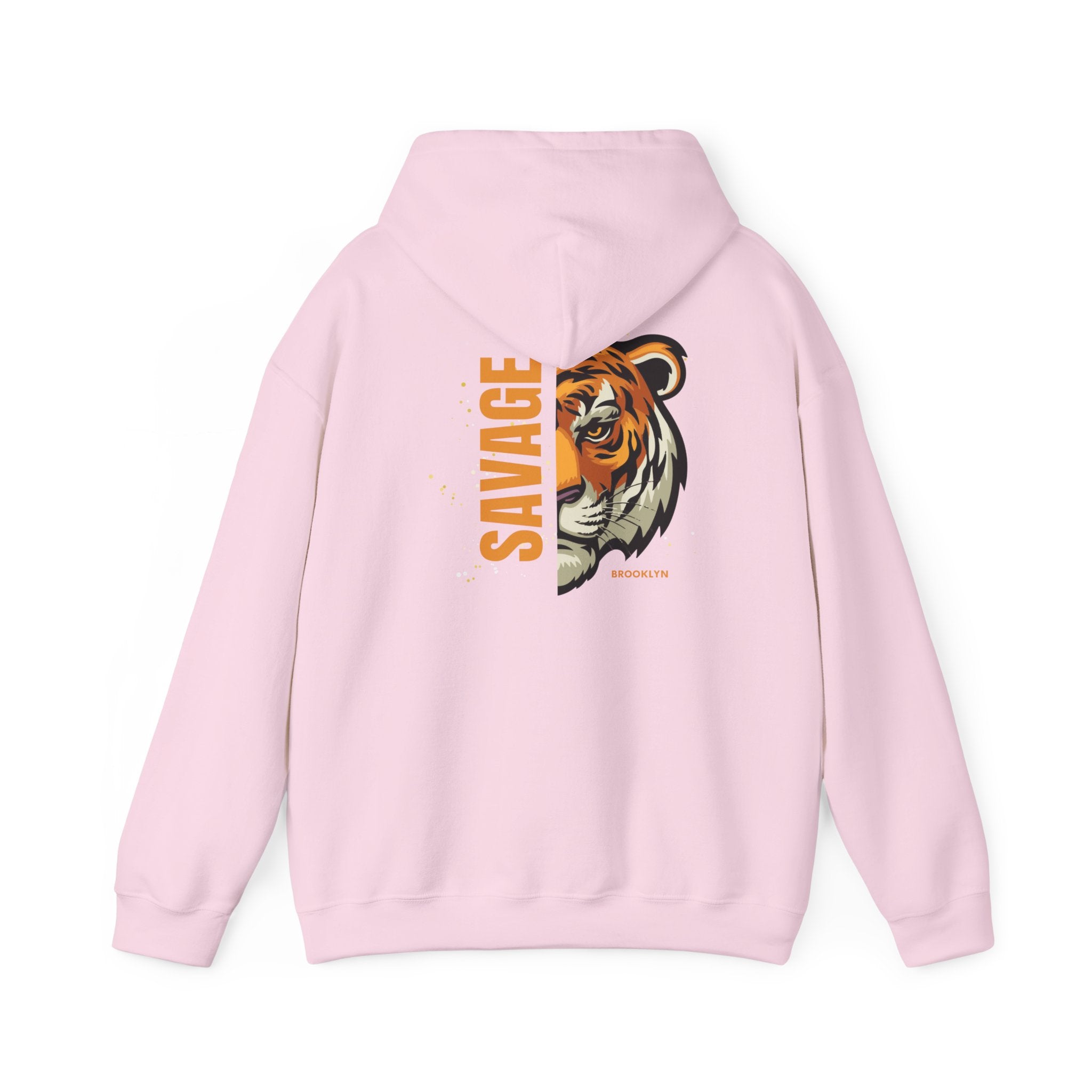 Savage Tiger Unisex Hoodie, Vintage Sweatshirt, Animal Lovers Apparel, Gift for Him/Her, Casual Streetwear, Cozy Layering