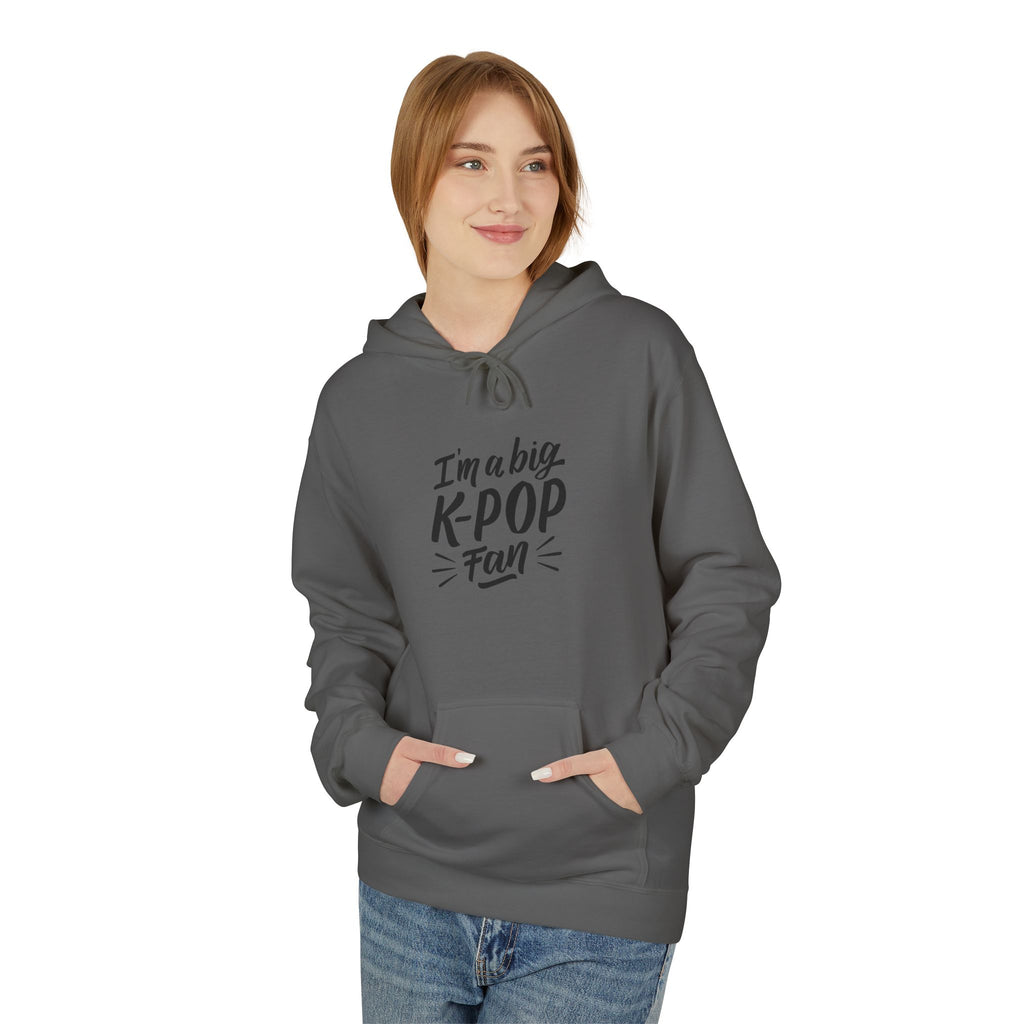 K-Pop Fleece Hoodie, Unisex Streetwear, Cozy Gift for Music Lovers, Festival Apparel, Music Concert Hoodie