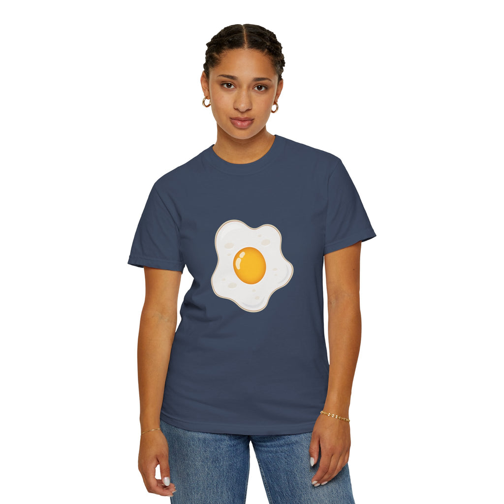 Whimsical Egg Graphic T-Shirt, Funny Food Tee, Breakfast Lover Gift, Unisex Tee for Foodies, Cute Egg Design Shirt