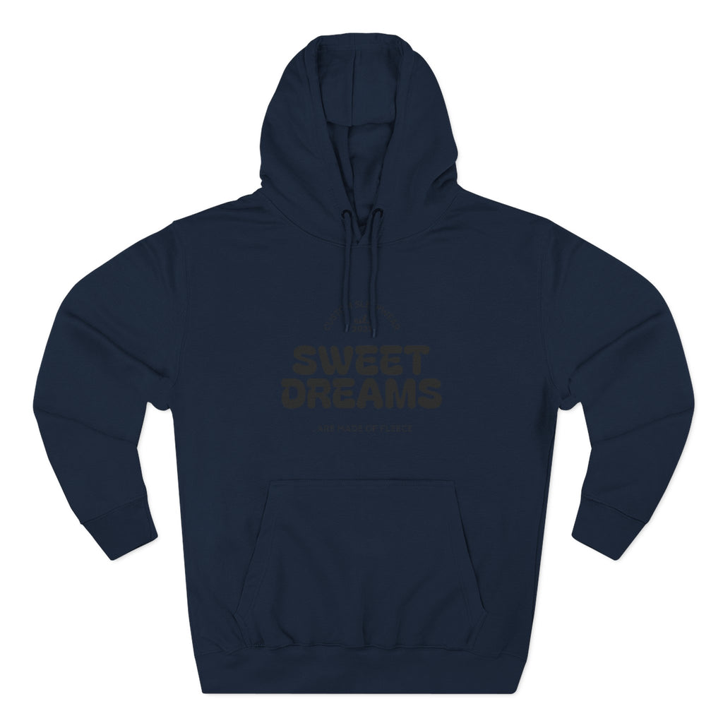 Cozy Sweet Dreams Hoodie, Fleece Pullover for Relaxation, Gift for Dreamers, Perfect for Sleepovers, Casual Wear