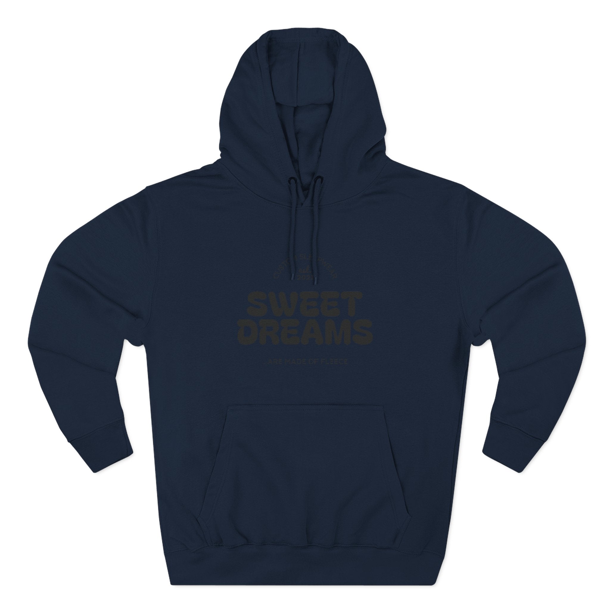Cozy Sweet Dreams Hoodie, Fleece Pullover for Relaxation, Gift for Dreamers, Perfect for Sleepovers, Casual Wear