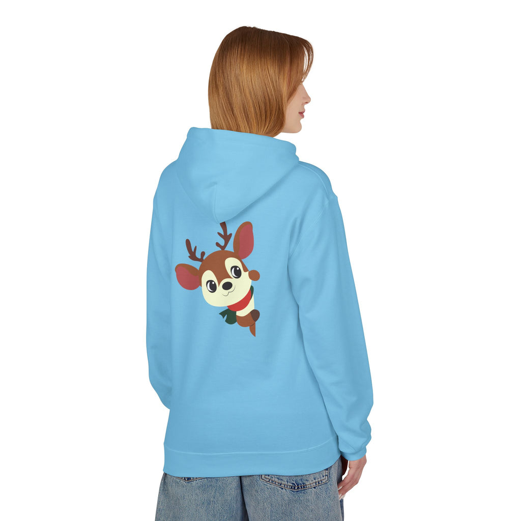 Reindeer Cheer Hoodie — "Tis the Season" Holiday Pullover