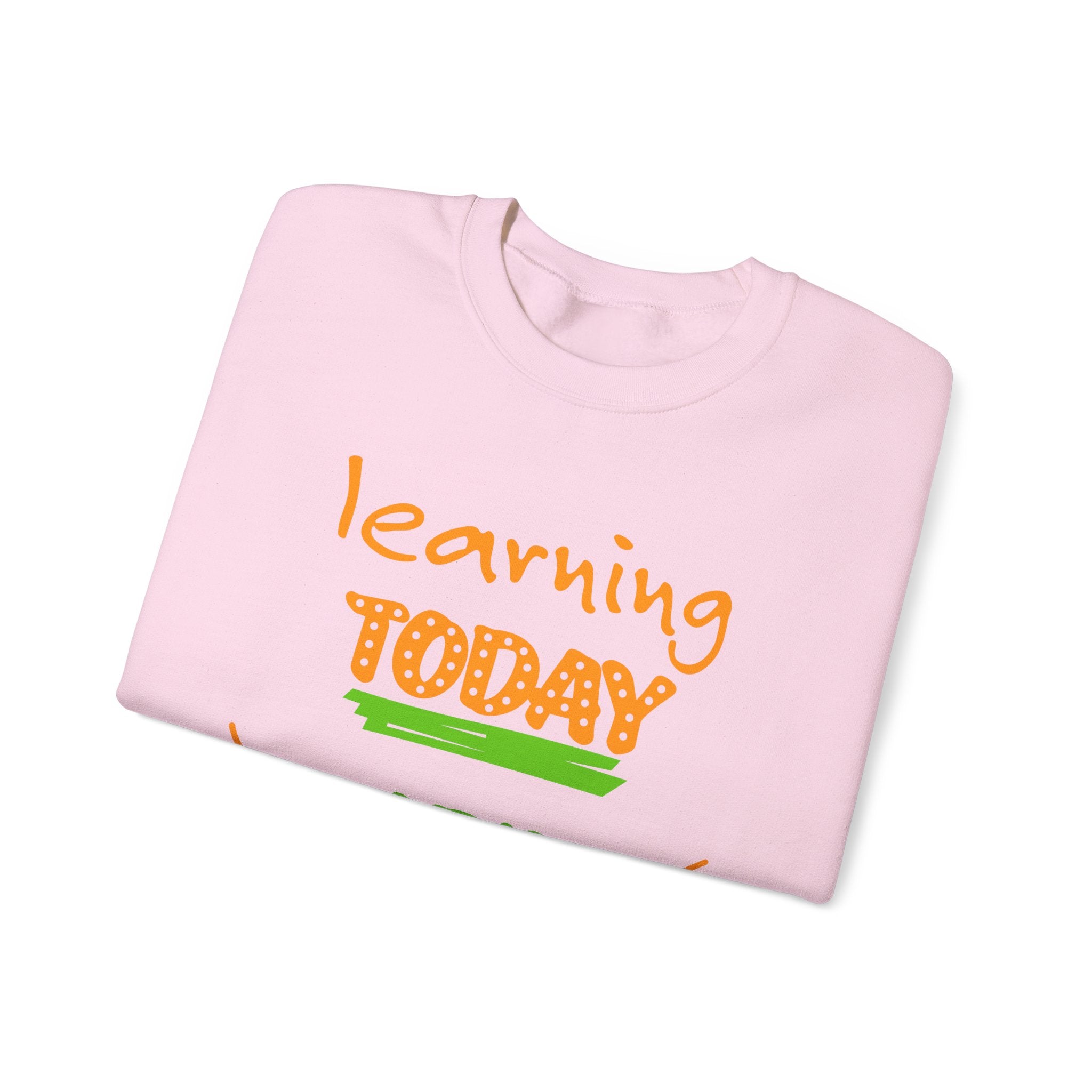 Inspirational Learning Sweatshirt, Motivational Crewneck, Education Apparel, Teacher Gift, Back to School Fashion