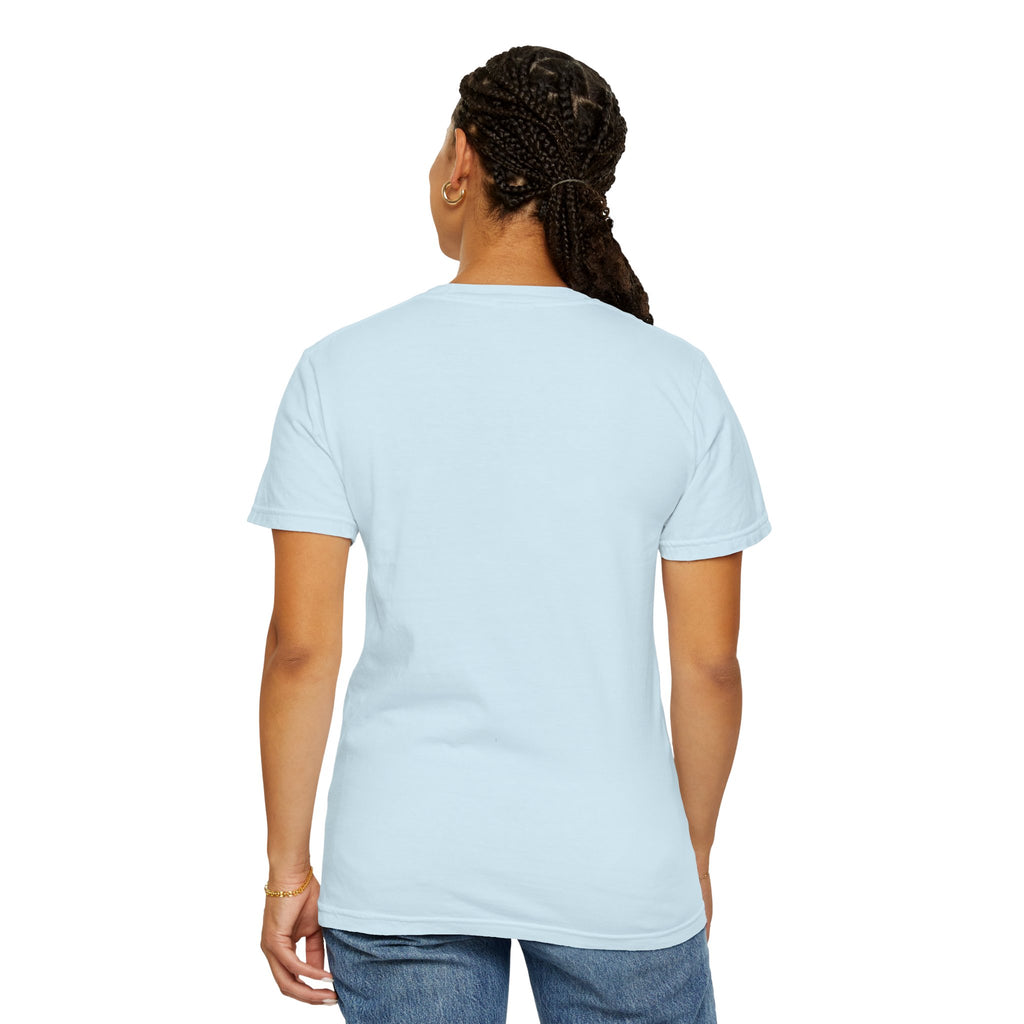 Happy Vibes Unisex Garment-Dyed T-shirt | Positive Affirmation Tee, Casual Wear, Gift for Friends, Summer Style, Comfort Apparel