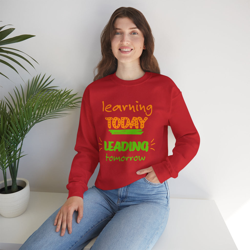 Inspirational Learning Sweatshirt, Motivational Crewneck, Education Apparel, Teacher Gift, Back to School Fashion