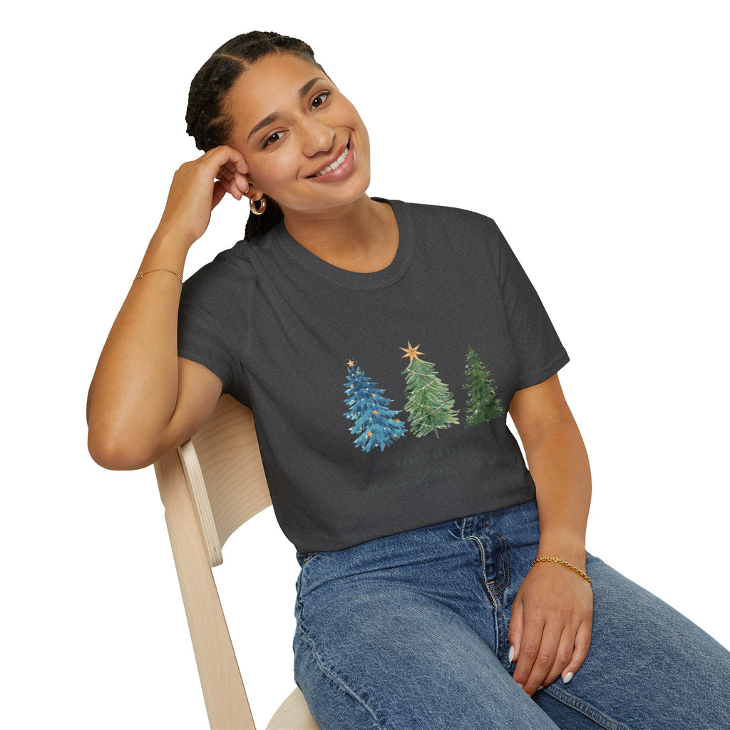 T-Shirt — Make Yourself At Home Christmas Tree Graphic Tee