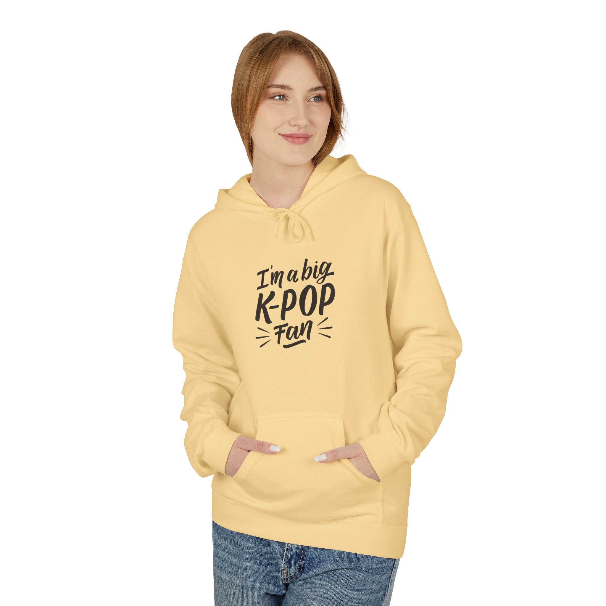 K-Pop Fleece Hoodie, Unisex Streetwear, Cozy Gift for Music Lovers, Festival Apparel, Music Concert Hoodie