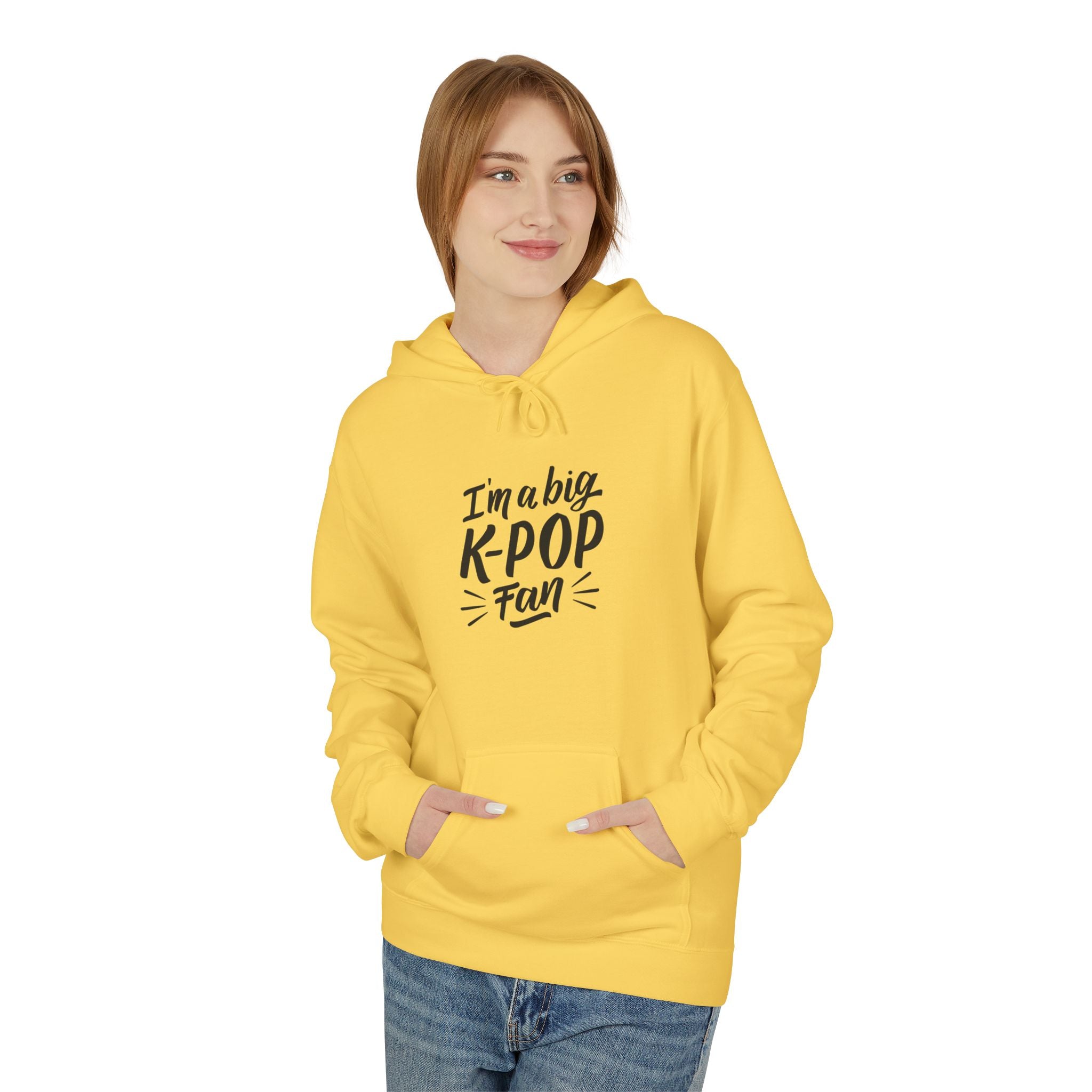K-Pop Fleece Hoodie, Unisex Streetwear, Cozy Gift for Music Lovers, Festival Apparel, Music Concert Hoodie