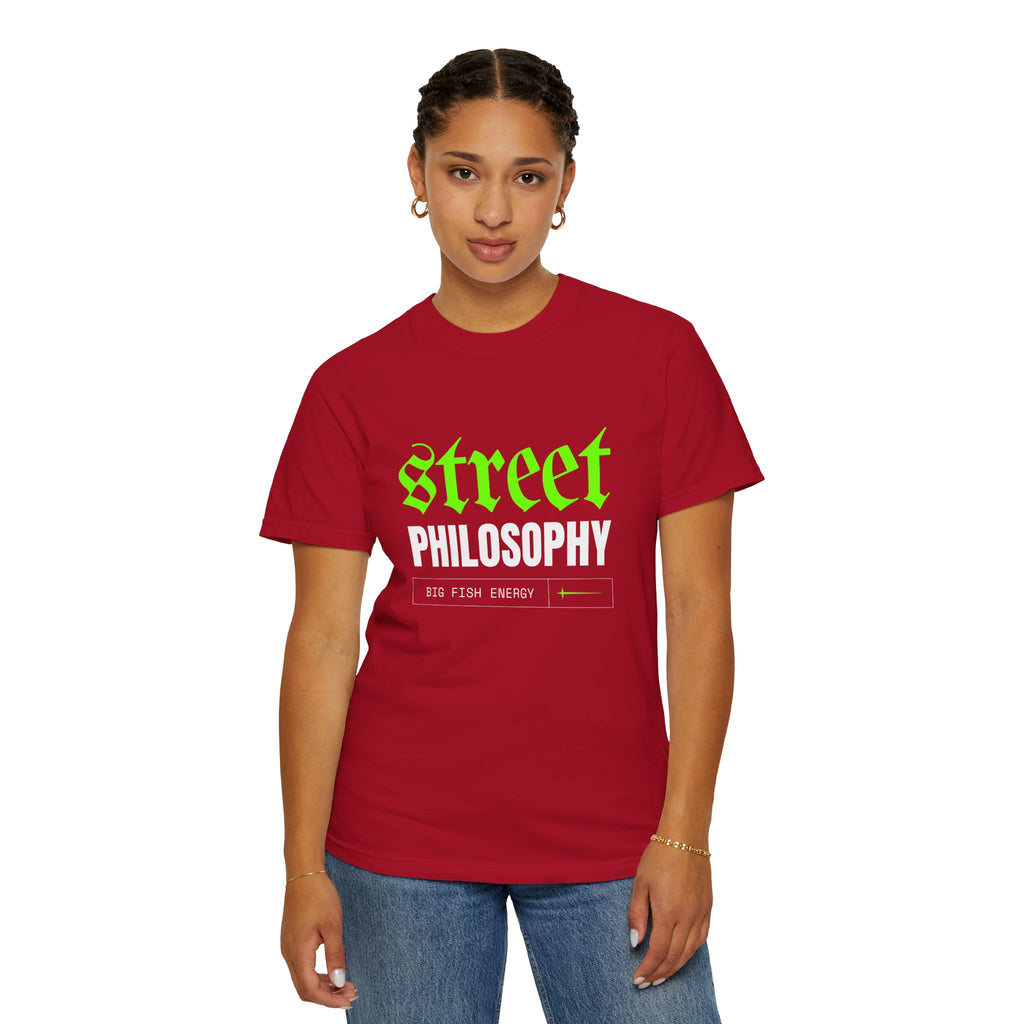 Street Philosophy Unisex Garment-Dyed T-shirt - Trendy Graphic Tee for Fashion Lovers, Streetwear, Casualwear, Gift for Friends, [...]