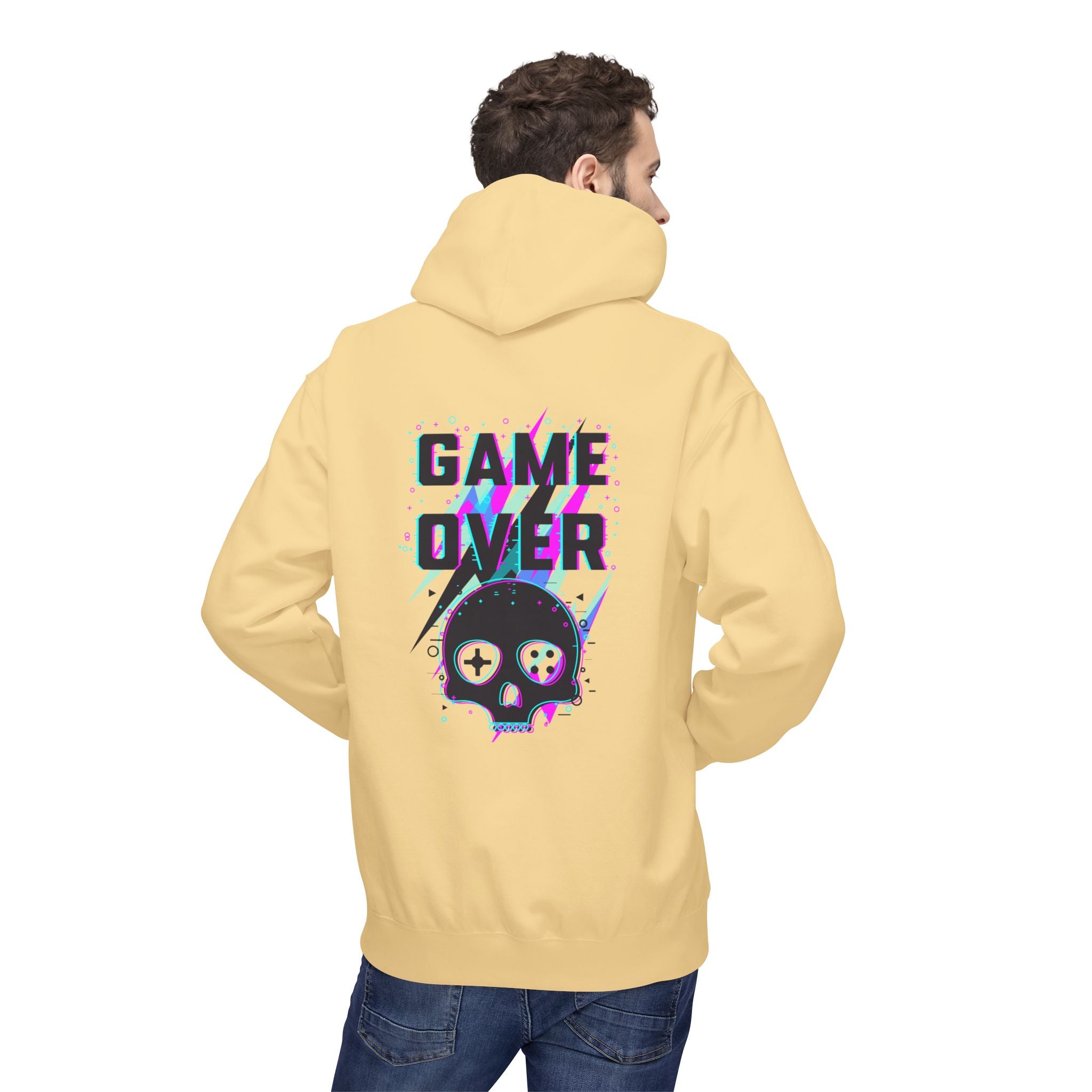 Gaming-Inspired Unisex Hoodie, Perfect for Gamers, Casual Wear, Gifts for Him/Her, Halloween, Birthday, College