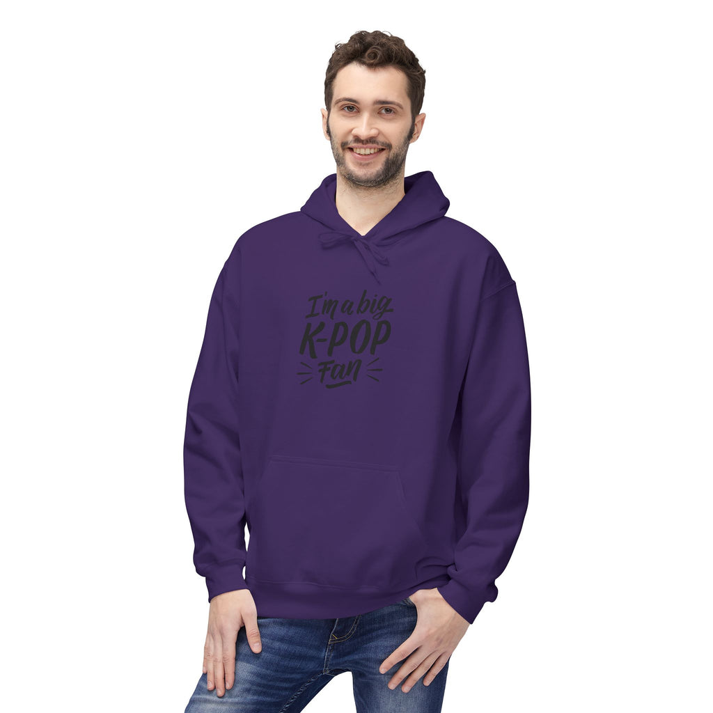 K-Pop Fleece Hoodie, Unisex Streetwear, Cozy Gift for Music Lovers, Festival Apparel, Music Concert Hoodie