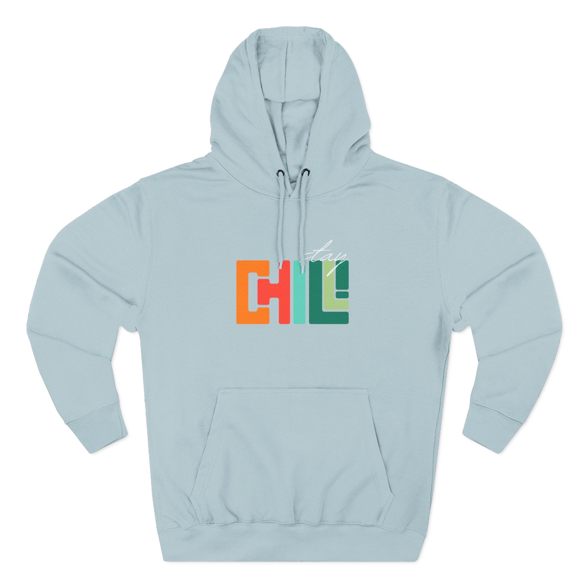 Chill Vibes Three-Panel Fleece Hoodie | Cozy Sweatshirt for Relaxation, Perfect for Gifts, Fashion, and Casual Wear