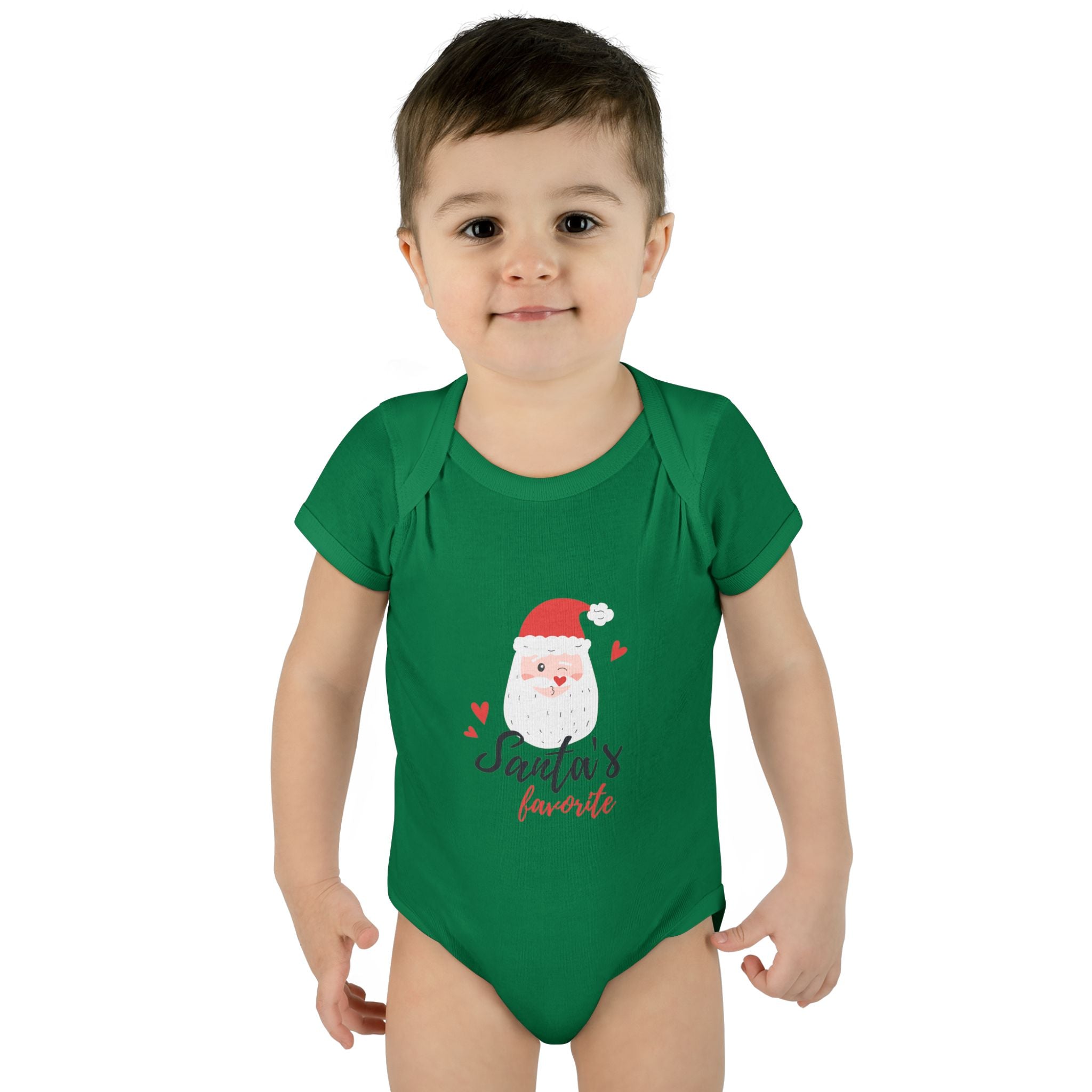 Infant Onesie - "Santa's Favorite" Cute Baby Christmas Bodysuit