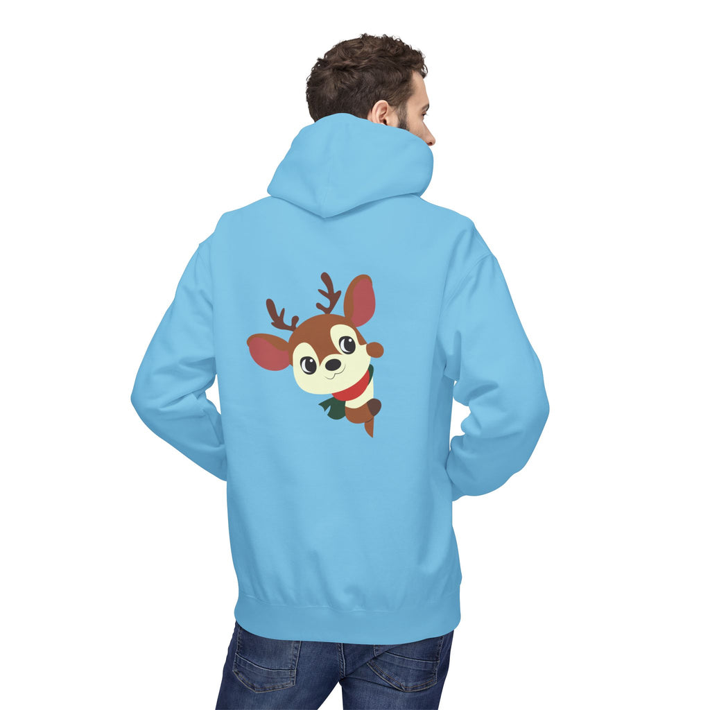 Reindeer Cheer Hoodie — "Tis the Season" Holiday Pullover