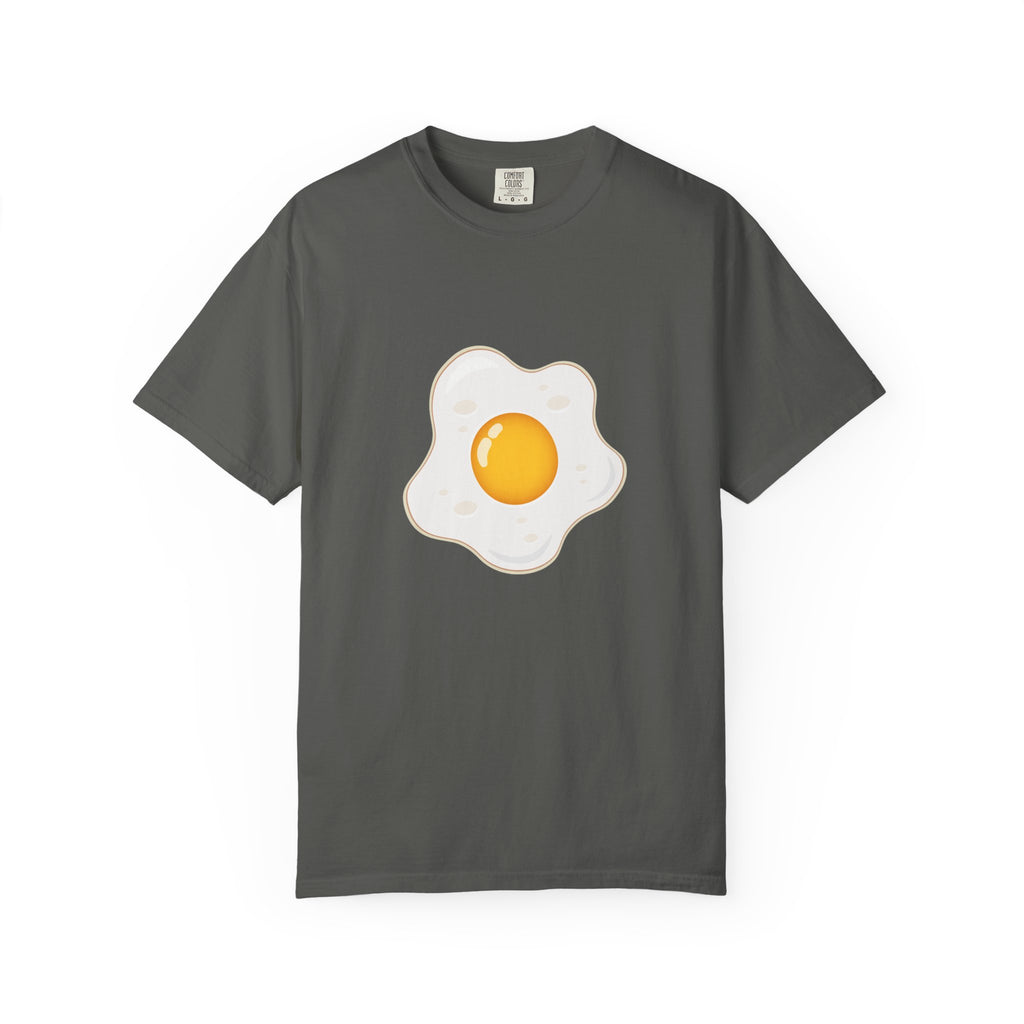 Whimsical Egg Graphic T-Shirt, Funny Food Tee, Breakfast Lover Gift, Unisex Tee for Foodies, Cute Egg Design Shirt