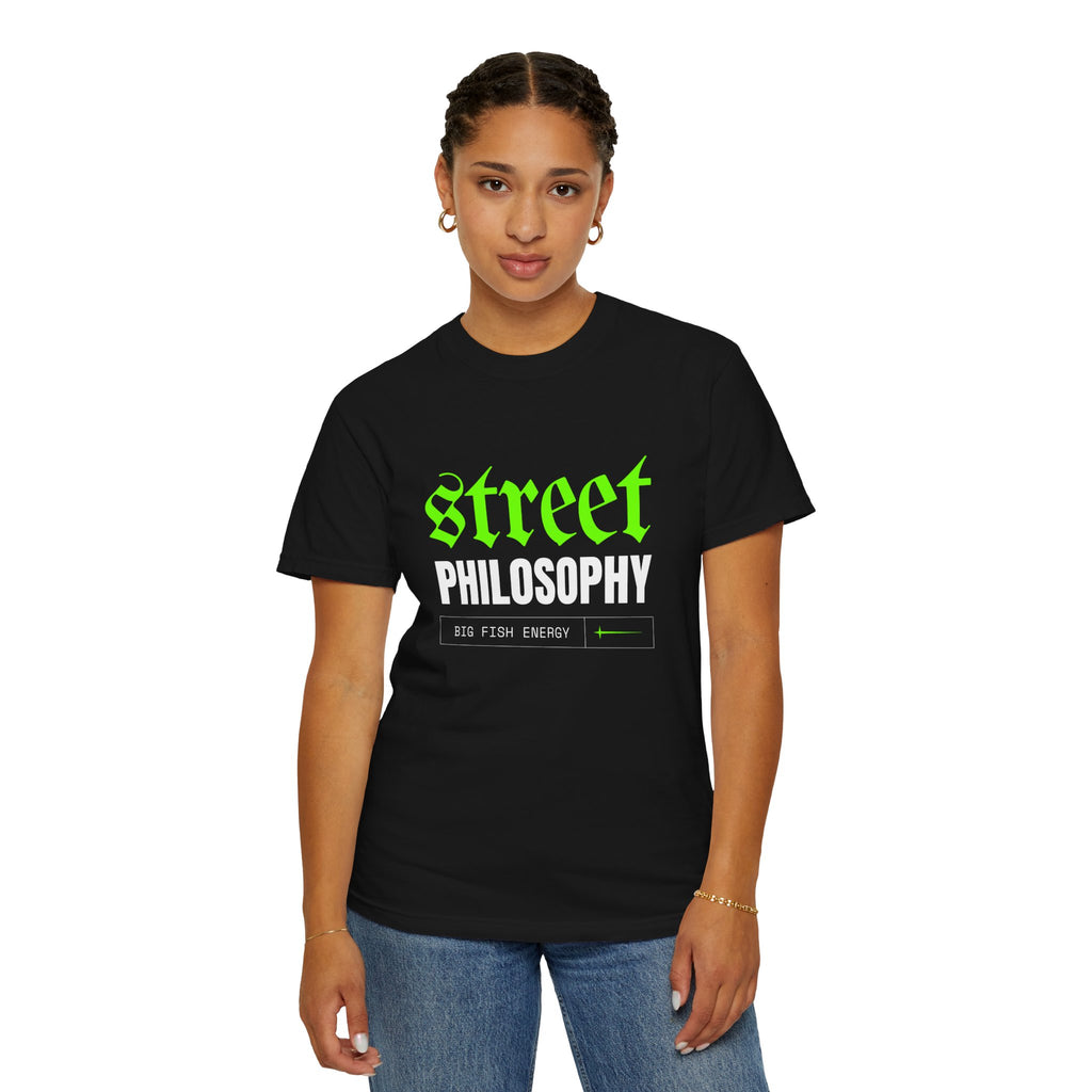 Street Philosophy Unisex Garment-Dyed T-shirt - Trendy Graphic Tee for Fashion Lovers, Streetwear, Casualwear, Gift for Friends, [...]
