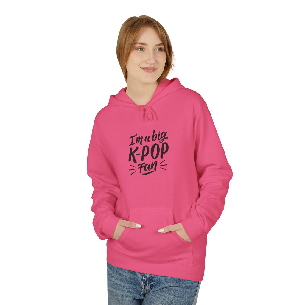 K-Pop Fleece Hoodie, Unisex Streetwear, Cozy Gift for Music Lovers, Festival Apparel, Music Concert Hoodie