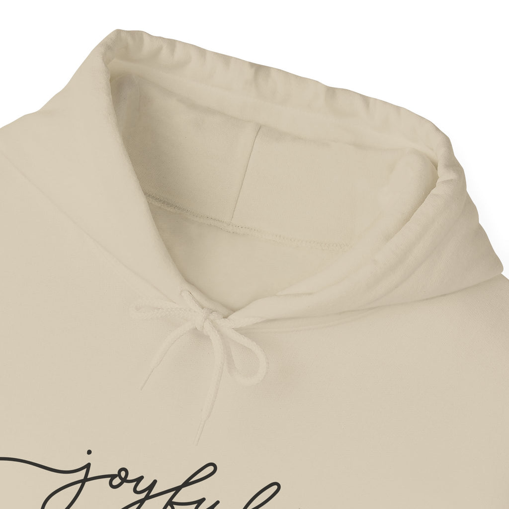 Joyful Hoodie for Comfort and Cheer, Unisex Sweatshirt for Gifts, Everyday Wear, Cozy Handmade Apparel, Celebration Outfit, Relaxed Style