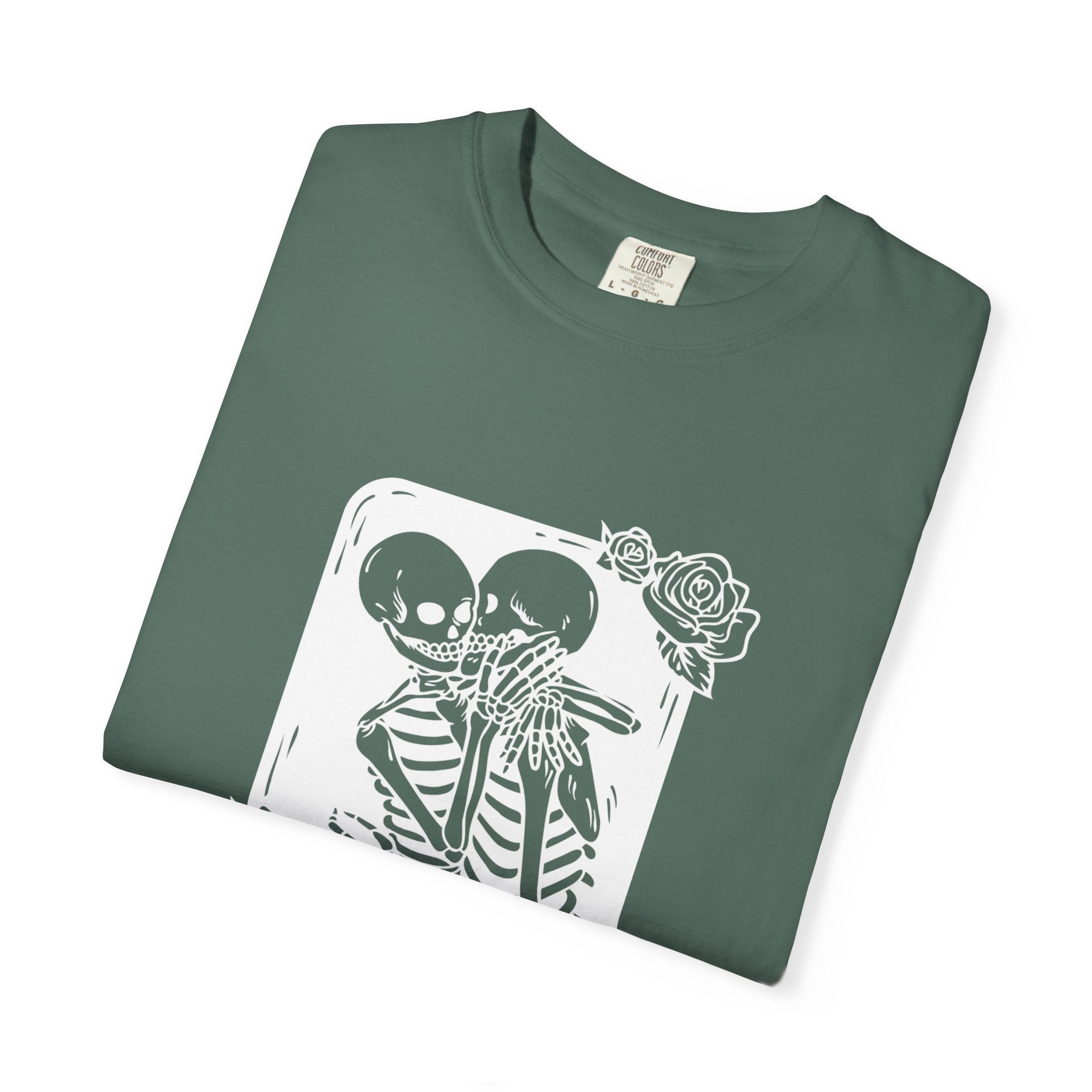 Forever Friends Skeleton T-shirt, Casual Unisex Tee, Halloween Style, Comfortable Wear, Gift for Friends