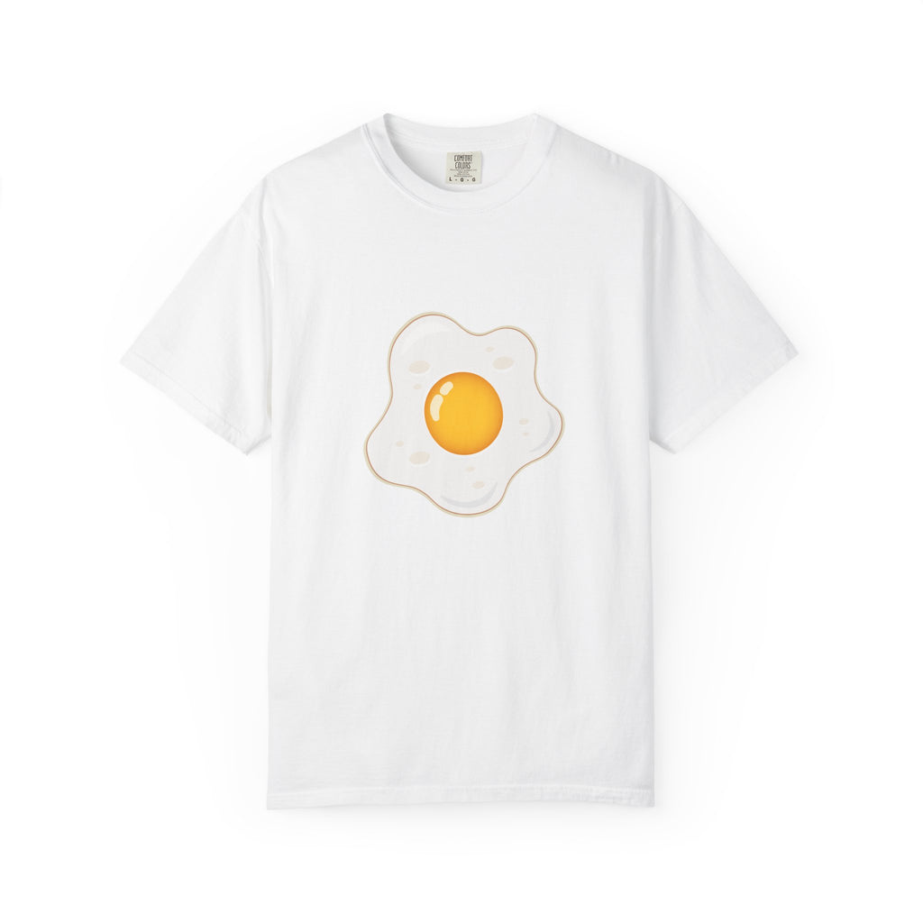 Whimsical Egg Graphic T-Shirt, Funny Food Tee, Breakfast Lover Gift, Unisex Tee for Foodies, Cute Egg Design Shirt