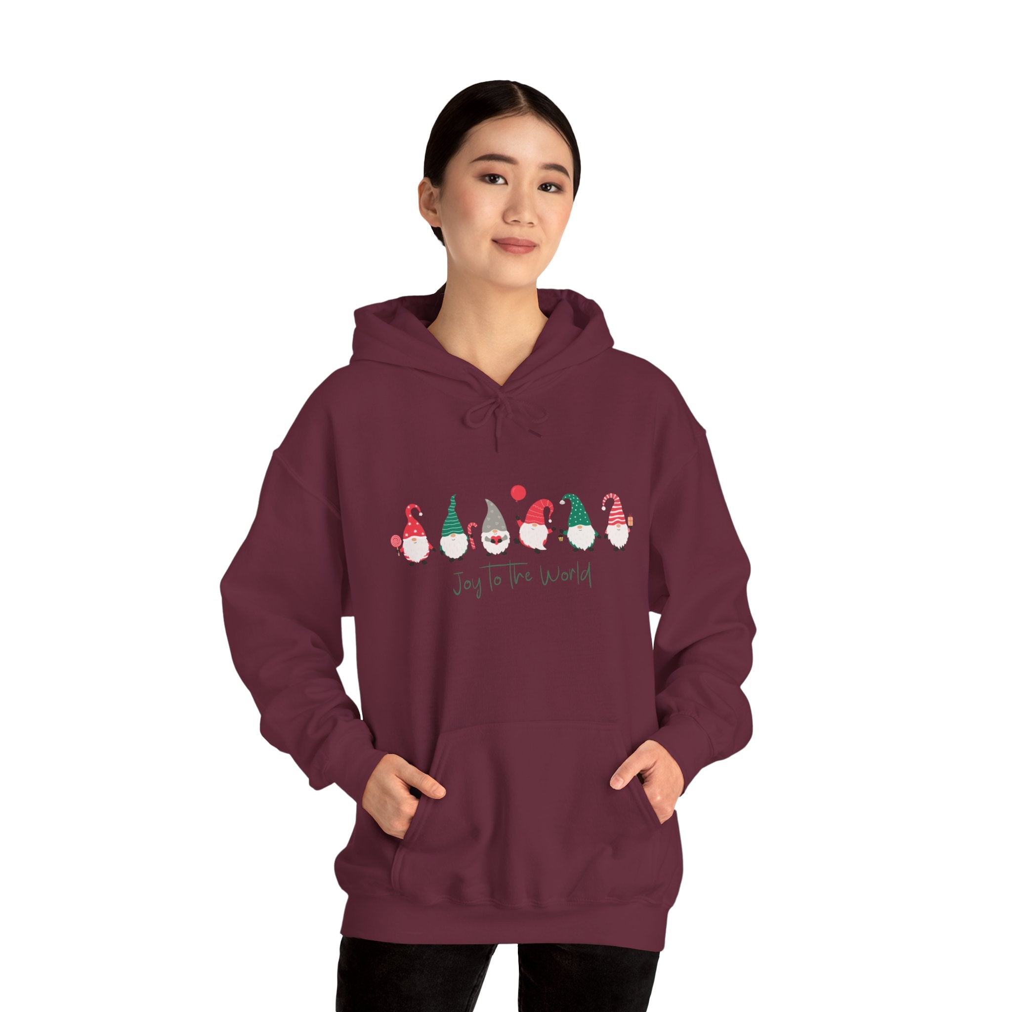 Christmas Gnome Hoodie – Cute Holiday Gnomes Christmas Sweater Hoodie